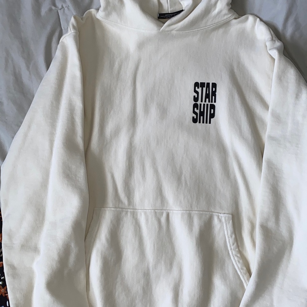 Cream Colored SpaceX hoodie